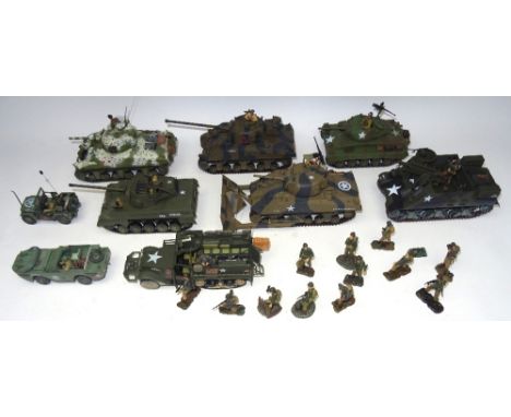 1/32 scale WWII Collector Vehicles 21st Century Toys and Unimax Forces of Valour US, Russian and British WWII 1/32 Tanks and 