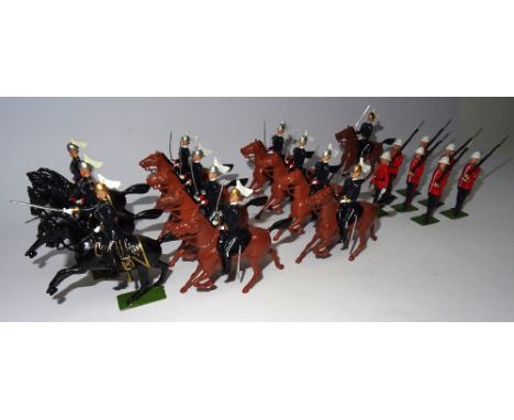 Britains Canadian Troops three sets 9257, Governor General's Horse Guards and set 9157, Princess Patricia's Light Infantry in