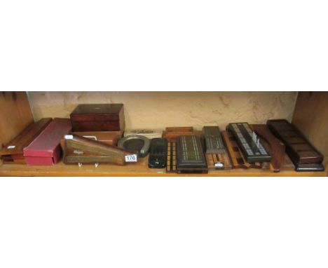 Various Cribbage boards, All in One Peg Trump board marker and a card box