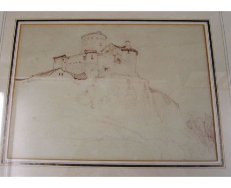Russell Flint inscribed enverso Larrogne Near Cahors and dated 6.6.'33 (possibly faded) and Russell Flint print 'The Linen Ca