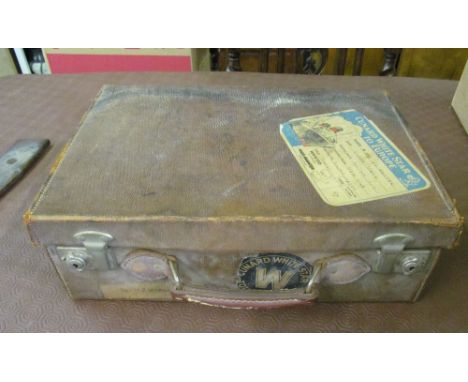 A small vintage case Cunard White Star label