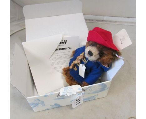 A small Steiff limited edition Paddington Bear No.217