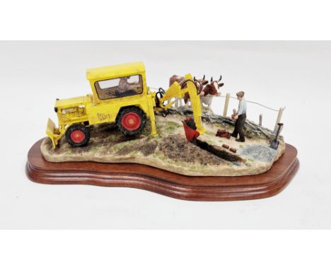 Border Fine Arts limited edition model&nbsp;'Laying the Clays', no.399/1750, sculptured by Ray Ayres, with certificate of aut