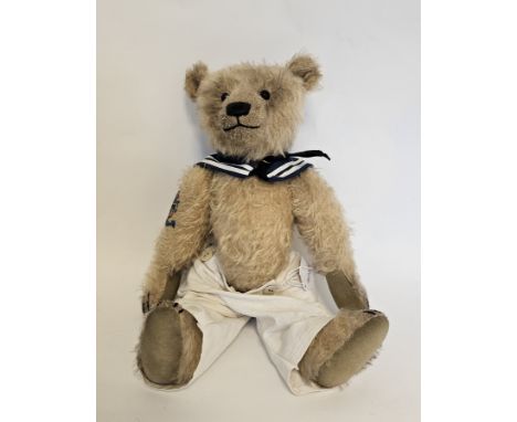 Mister Bear Sailor Joe, artist designed teddy bear by Jennie Sharman Cox, Limited Edition 1/1, part of The Attic Collection 2