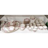 Royal Worcester porcelain part tea and coffee service 'Royal Garden' pattern, to include