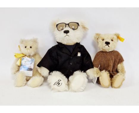 Steiff Limited Edition for Belgium Toots Thielemans Bear, 00198 of 1500 together with another Steiff classic 1920 blond teddy
