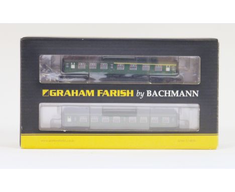 Graham Farish by Bachmann N gauge&nbsp;372-675 4CEP four car EMU 7126 SR multiple unit green with warning panels boxed