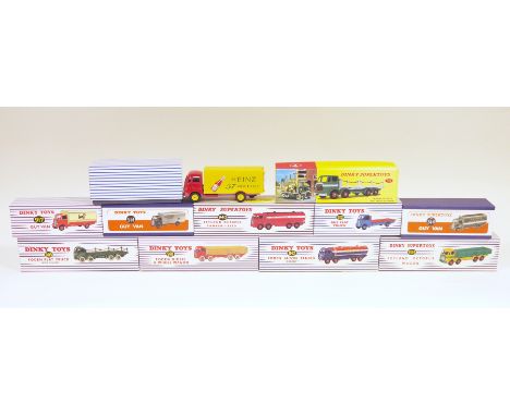 Dinky Toys Edition Atlas&nbsp;by Mattel to include 512 Guy flat truck, 2 X 514 Guy Van, 917 Guy van, 901 Foden diesel 8-wheel