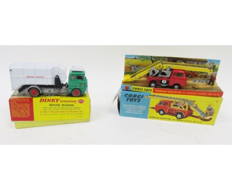 Two boxed diecast model cars to include Corgi Toys No.64 Working Conveyor on forward control Jeep F.C.-150 and Dinky Supertoy