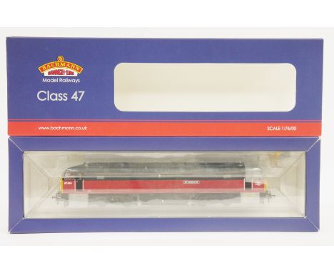 Bachmann Branch-line OO gauge model railways ' Class 47 diesel 47474 ' Sir Rowland Hill ' parcels red &amp; grey ', no.31-652