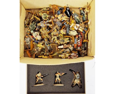 Collection of forty nine loose Del Prado metal figures, mostly from the King and country men at war in the 20th century serie