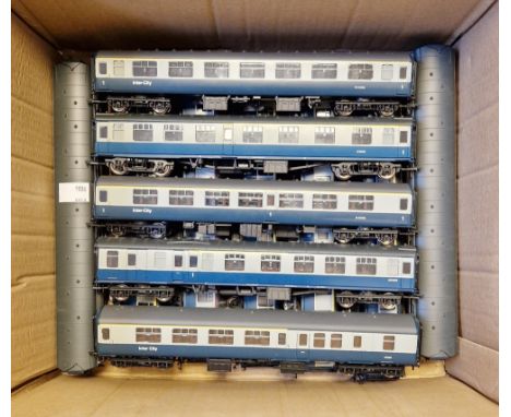 A quantity of Bachmann and other Intercity carriages 00 gauge (1 box)