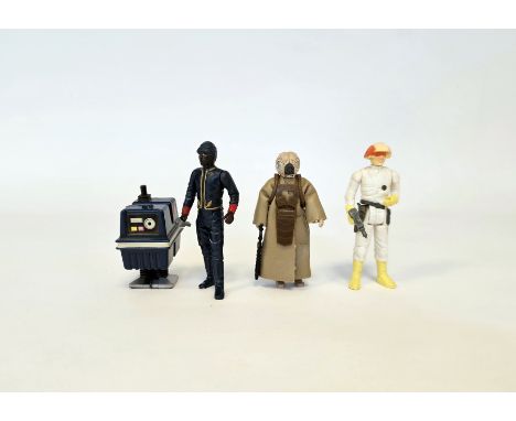 Three Vintage 1981 L.F.L Hong Kong Star Wars Action Figures to include&nbsp;Bespin Security Guard (no blaster),&nbsp;Cloud Ca