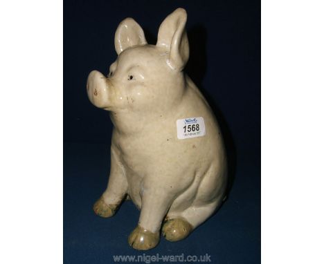 A large ceramic Pig.