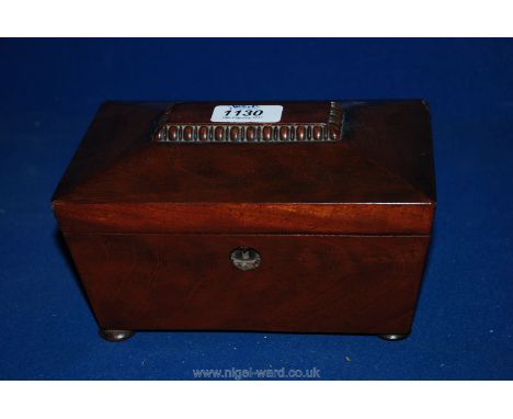 A small Sarcophagus Tea Caddy