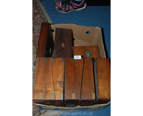 A box of vintage Boxes for restoration.