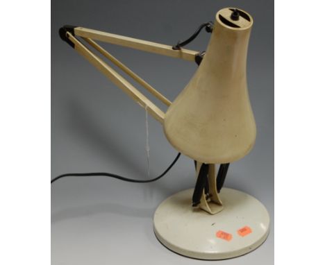 A 1980s cream painted angelpoise desk lamp