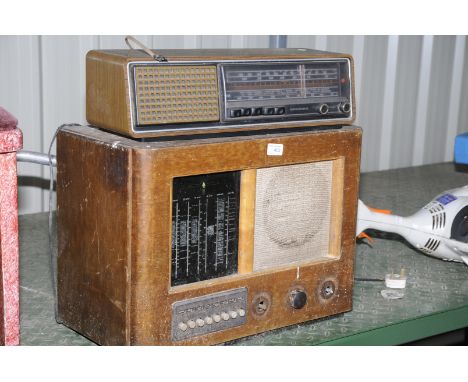 Two vintage radios 