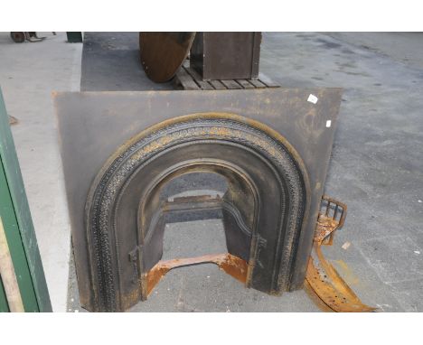 Cast metal fire surround 