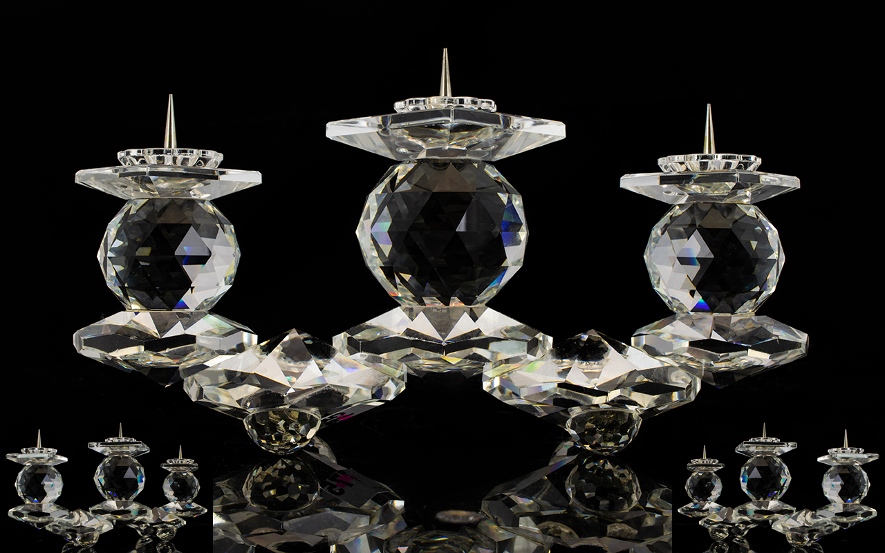 swarovski-rare-cut-crystal-triple-candle-holder-candelabra-3-light