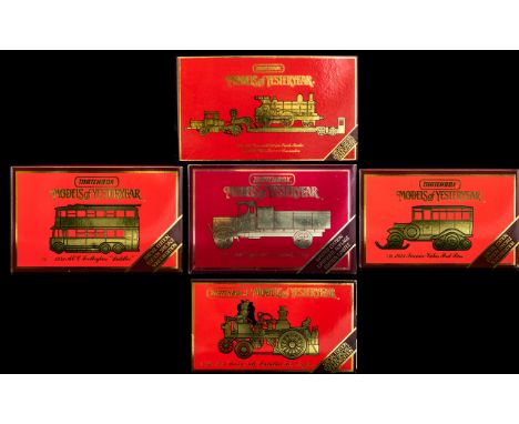 Diecast Models Interest - Matchbox - Models Of Yesteryear. Comprising, YS-16 Scamell TRUCK Lowloader &amp; 2-4-0 Locomotive I