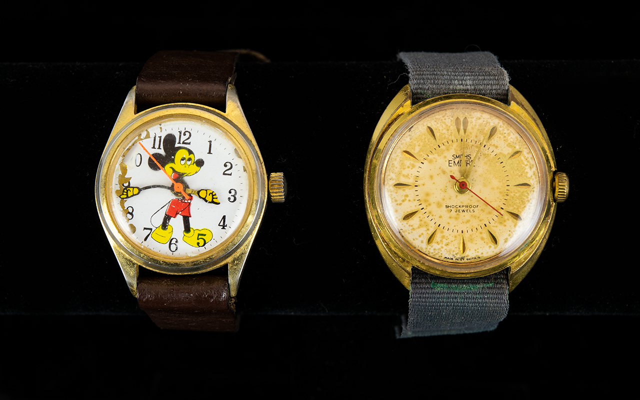 mechanical mickey mouse watch
