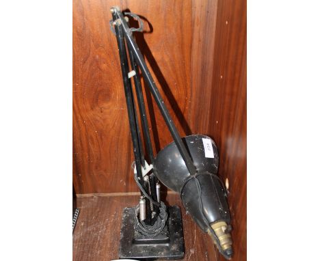 A VINTAGE HERBERT TERRY AND SONS ANGLE POISE LAMP 