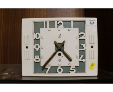 A VINTAGE ART DECO STYLE JAZZ WALL CLOCK 