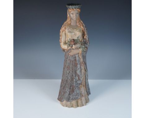 Lladro porcelain figurine St. Elizabeth of Hungary 1012034, a rare and striking piece featuring a beautifully textured matte 