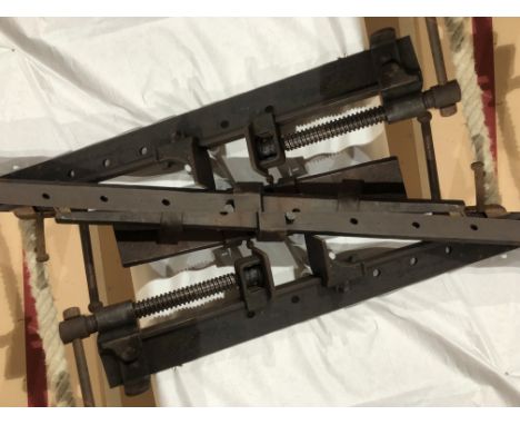 6 heavy sash cramps G- 