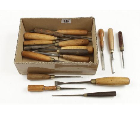 17 carving tools by ADDIS, HERRING, TAYLOR etc G++ 