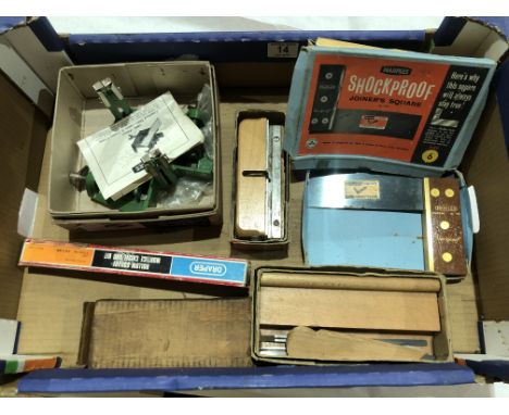 A box of tools in orig boxes 