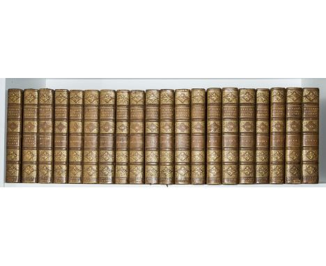 Buffon (G.L.M.L., Comte de) Natural History..., 20 vol., translated by William Smellie, engraved portrait frontispiece and pl