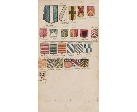 Heraldry &amp; Genealogy.- Chevillard (Jacques) Dictionnaire Heraldique..., second edition, engraved throughout including 194