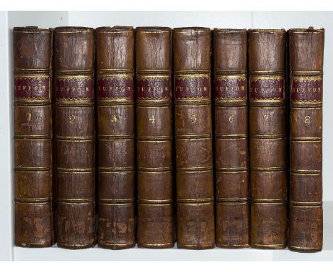 Buffon (G.L.M.L., Comte de) Natural History, General and Particular, 8 vol., engraved portrait frontispiece and 298 plates (o