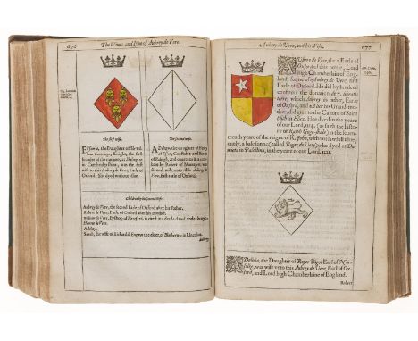NO RESERVE Heraldry.- Milles (Thomas) The Catalogue of Honor, lacking A1-B6, title provided in manuscript, engraved illustrat