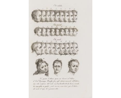 Longhi (Giuseppe) La Calcografia..., vol.1 [all published], first edition, engraved title, plate of profiles and portrait, er