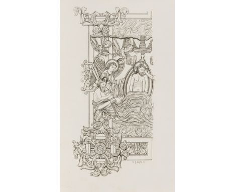 Langlois (Eustache-Hyacinthe) Essai sur la Calligraphie des Manuscrits du Moyen-Age et sur les Ornements, first edition, 17 e