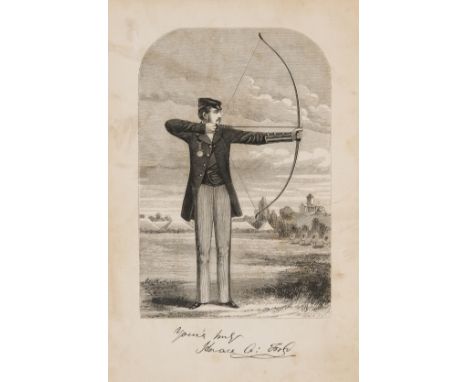 Archery.- Ford (Horace A.) Archery: its Theory and Practice, first edition, wood-engraved frontispiece, 5 plates and illustra