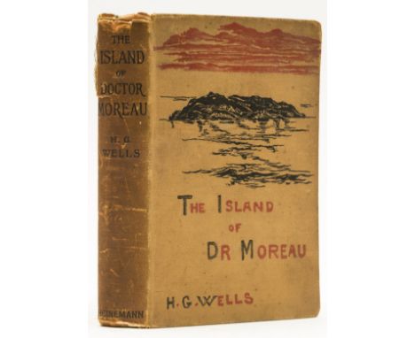 Wells  (H.G.) The Island of Dr Moreau, first edition, first issue, frontispiece, 33pp. advertisements at end, light marginal 