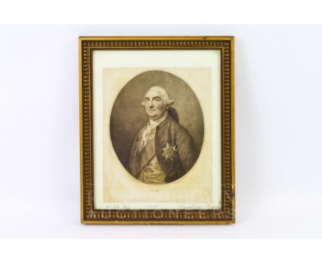 Bartolozzi after Gainsborough - portrait of William Peter, 2nd Earl of Shelburne, the 1st Marquess of Lansdown