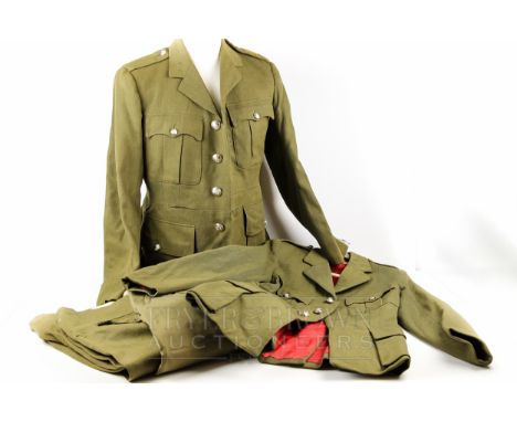 A British Army officer's jacket, Fulton &amp; Sons; a British Army jacket; and three pairs of trousers (5) * Provenance avail