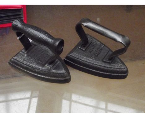 Two vintage irons
