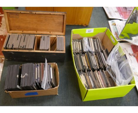 Assorted magic lantern slides 