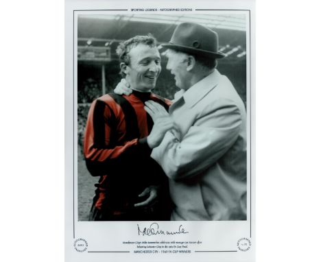 Mike Summerbee Signed 16 x 12 Colourised Autograph Editions, Limited Edition Print. Good condition. All autographs come with 