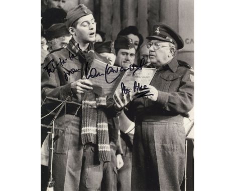 Dad's Army 1970's comedy series 8x10 photo signed by Private Pike actor Ian Lavender. Good condition. All autographs come wit