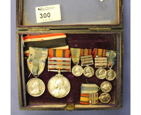 Queen Victoria South African medal with clasp, South Africa 1901, Orange Free State and Cape Colony together with commemorati