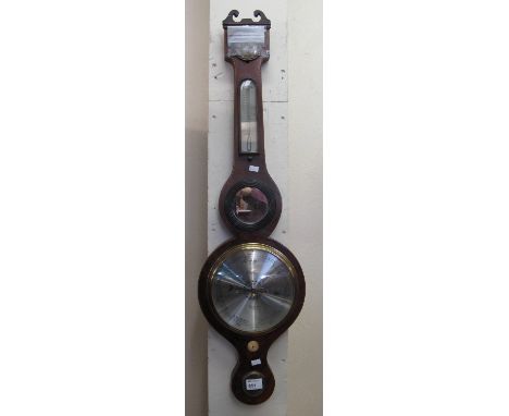 Part 19th Century wheel barometer, A. Torry ? Gloucester.