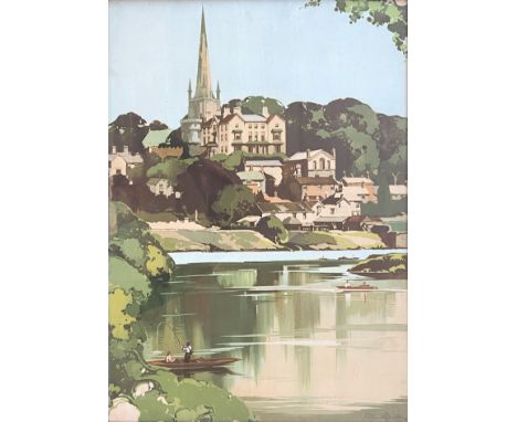 After Claude H. Buckle, a GWR railway poster, Ross-on-Wye, the reverse panel stamped GWR, 72 by 52cm, framed
