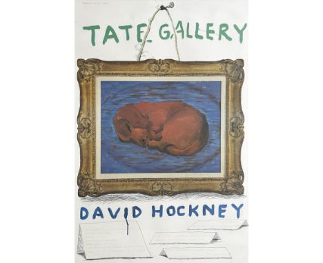 David Hockney R.A. (British, 1937), Little Stanley Sleeping, 1987, signed l.r., colour poster (lithography) on T.H. Saunders 